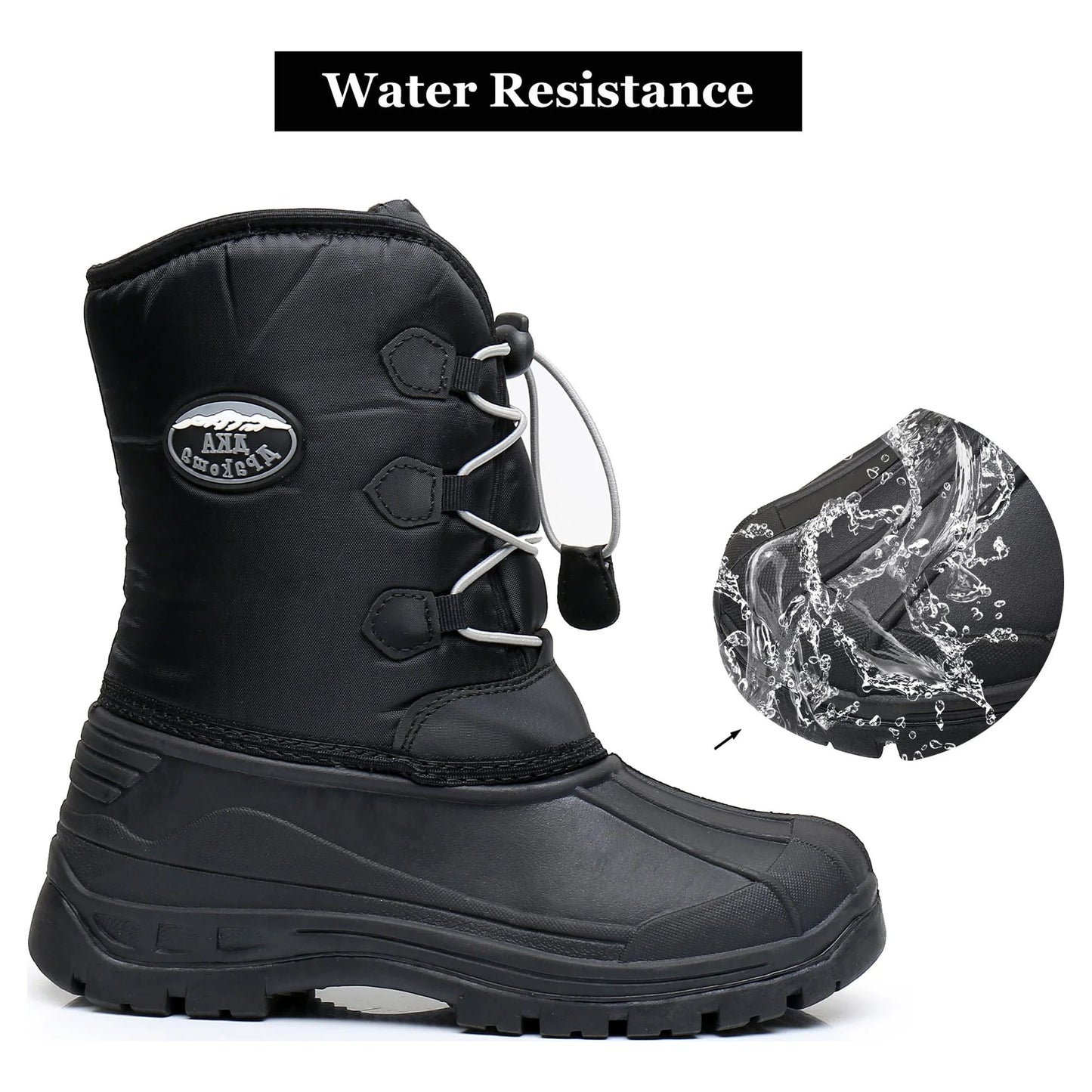 Kids Boys Winter Snow Boots Insulated Watetproof Boys Winter Boots(Little Kid/Big Kid)