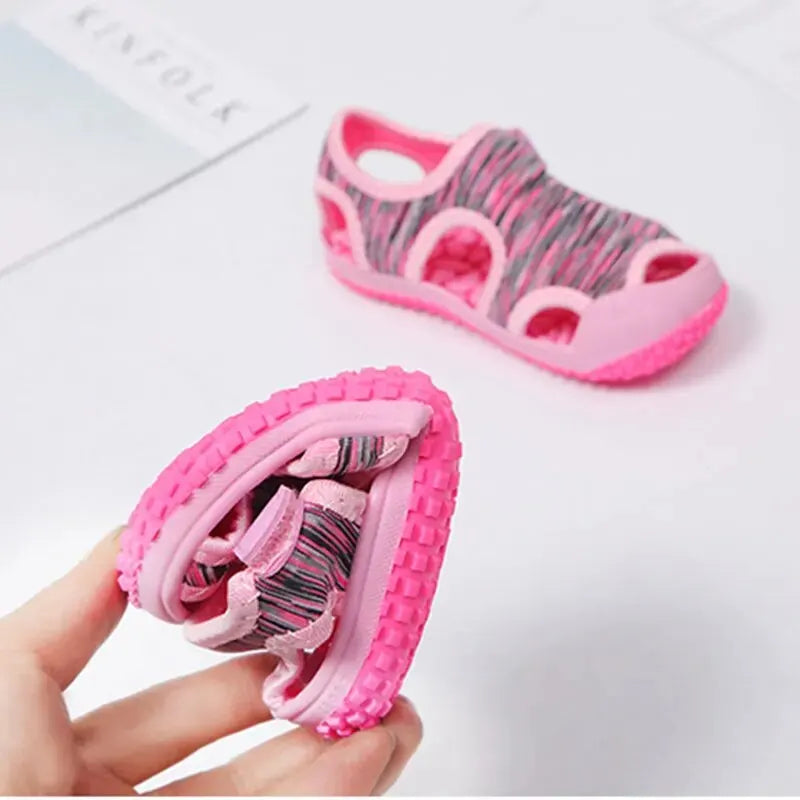 Children Sandals for Boys and Girls, Summer Toe-Cap Sports Sandals, Beach Shoes