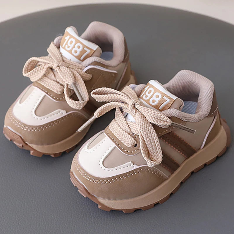 PU Leather Kid'S Sneakers Ergonomics Waterproof Running Sport Shoes for Baby Boys Girl'S Running Shoes Children Sneakers