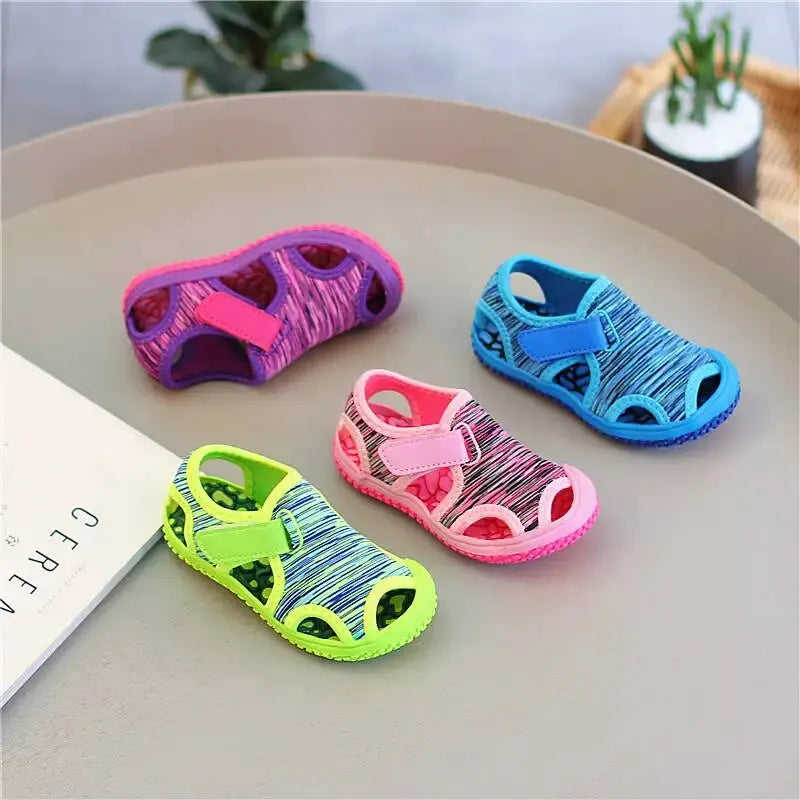 Children Sandals for Boys and Girls, Summer Toe-Cap Sports Sandals, Beach Shoes