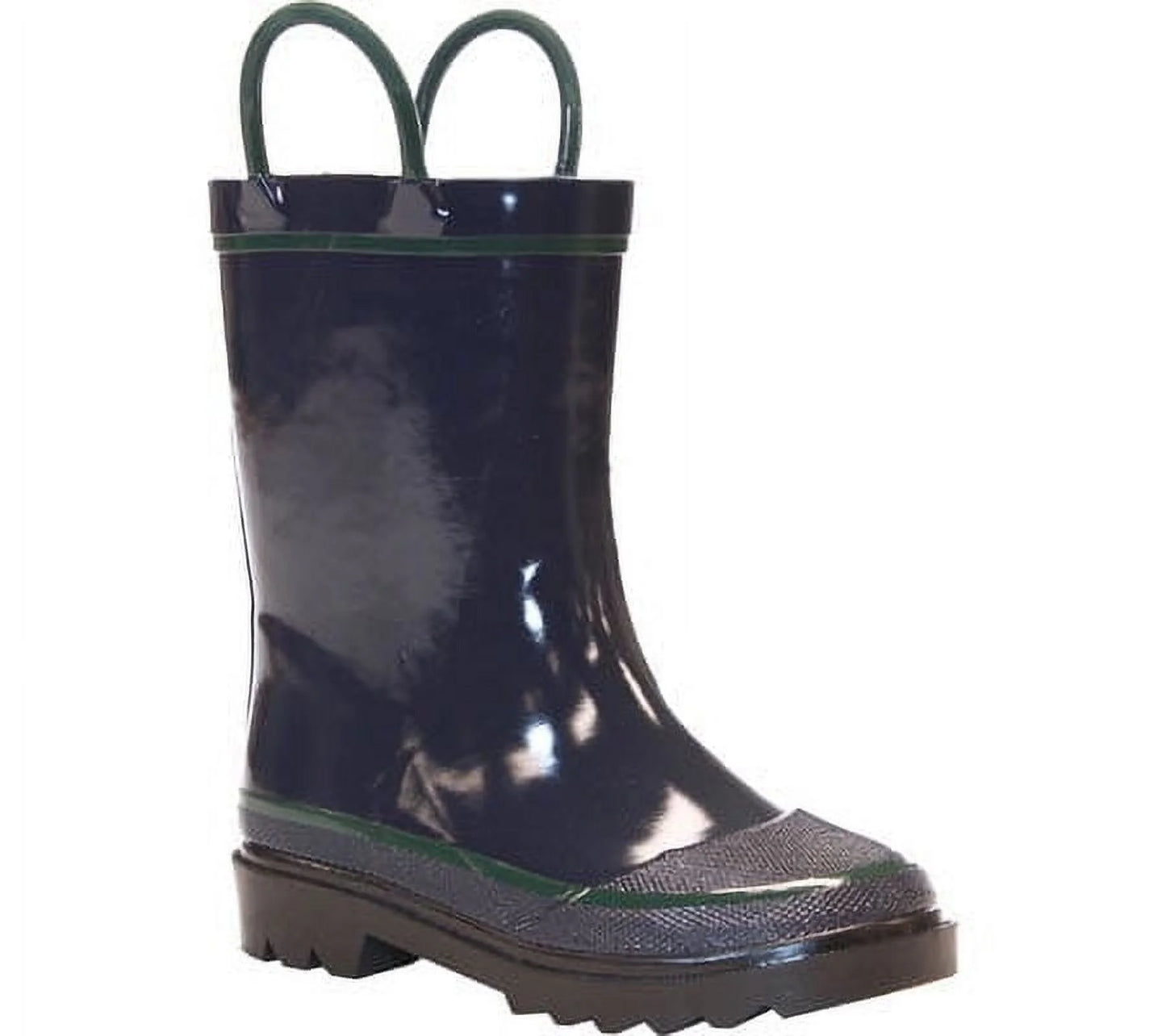 Unisex Kids Waterproof Rain Boot, Navy, 3