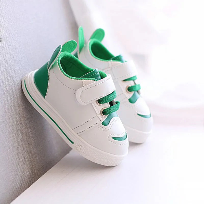 Baby Shoes Toddler Girls Boys Sports Shoes for Children PU Leather Flats Kids Sneakers Fashion Casual Infant Soft Shoes