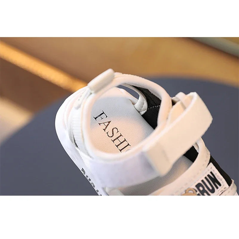 Kids 2024 Summer New Casual Sandal Sport Shoe Baby Shoe Boy Shoe Walking Shoe Comfortable Soft Sole Protect Toe Beach Shoes