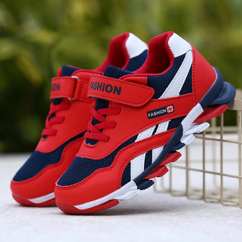 Children Sport Shoes for Boys Breathable Sneaker Lightweight Soft Soled Running Shoes Comfort Students Walking Casual Shoes