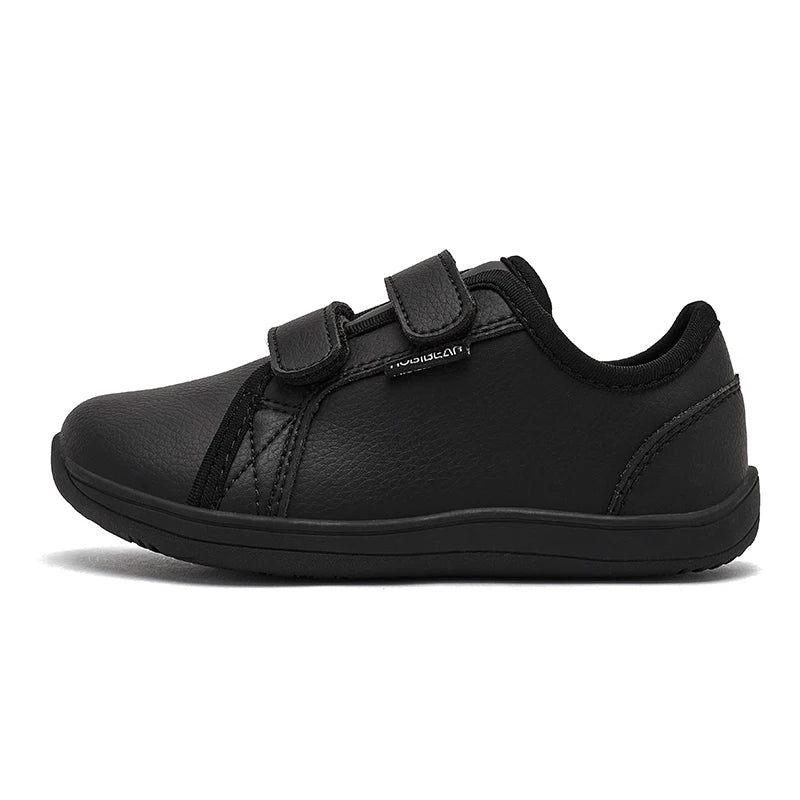 Kids Barefoot Shoes Little/Big/Kid Wide Toe Minimalist Sneakers Lightweight Hook Loop Artificial Leather Shoes