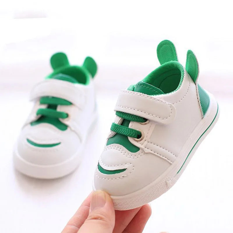 Baby Shoes Toddler Girls Boys Sports Shoes for Children PU Leather Flats Kids Sneakers Fashion Casual Infant Soft Shoes