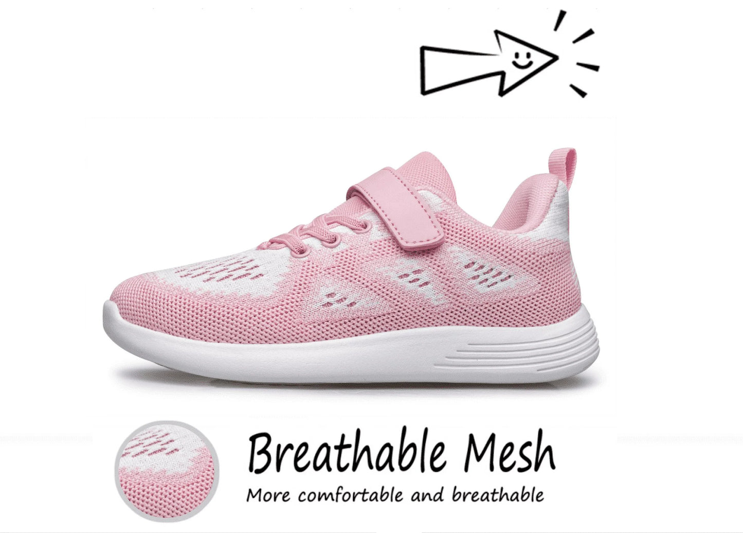 Kids Shoes Boys Girls Breathable Sneakers Athletic Running Shoes (Little/Big Kids)