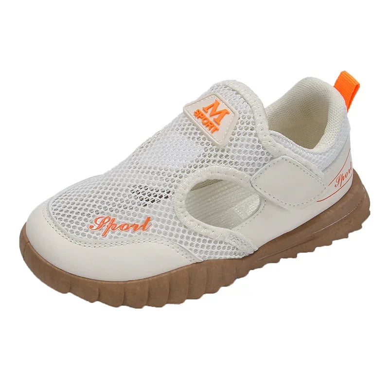 2024 Fashion Sneakers for Boys Summer Sports Sandals Little Girls Hollow Breathable Running Shoes Children Summer Sneaker G06062