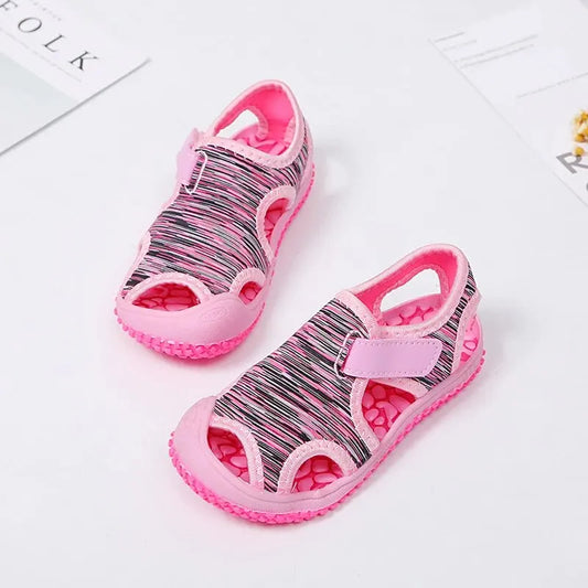 Children Sandals for Boys and Girls, Summer Toe-Cap Sports Sandals, Beach Shoes
