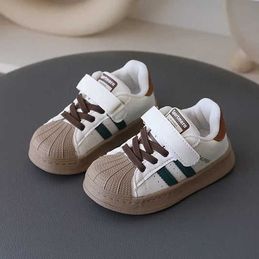 Children Shoes Casual Fashion Outdoor Hang Out Boy Sports Shoes Lightweight Stripes Breathable Running Sneakers for Girls H07255