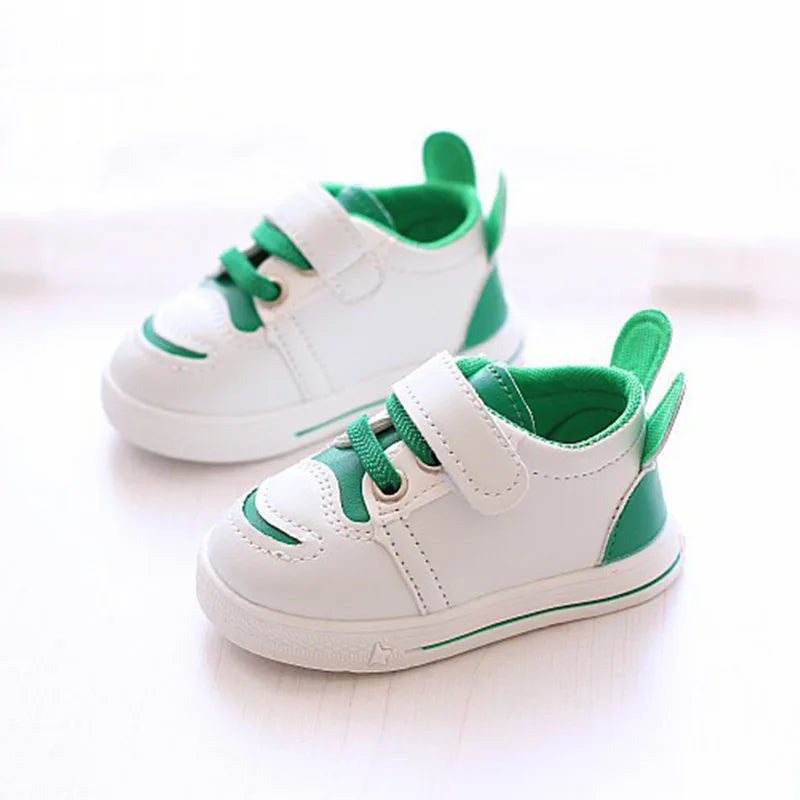 Baby Shoes Toddler Girls Boys Sports Shoes for Children PU Leather Flats Kids Sneakers Fashion Casual Infant Soft Shoes