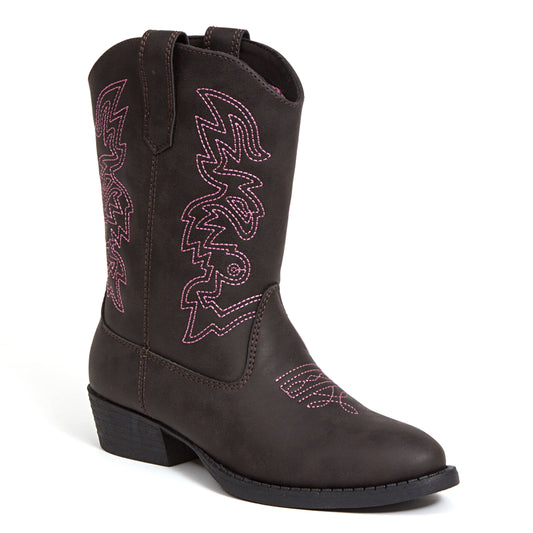 Deerstags  Ranch Youth Girls' Western Boot Brown