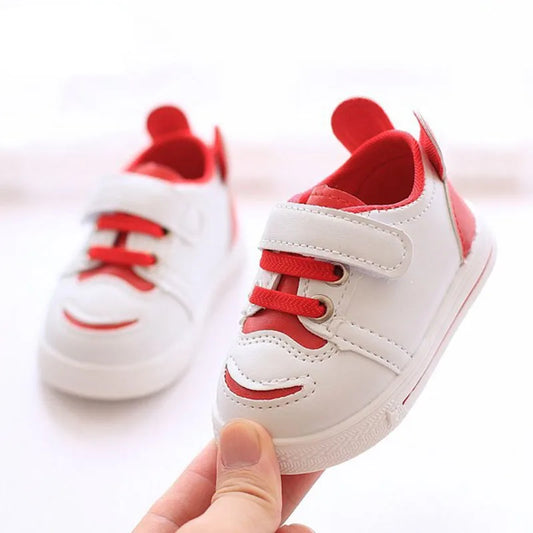 Baby Shoes Toddler Girls Boys Sports Shoes for Children PU Leather Flats Kids Sneakers Fashion Casual Infant Soft Shoes