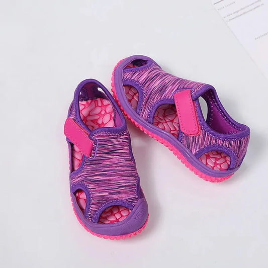 Children Sandals for Boys and Girls, Summer Toe-Cap Sports Sandals, Beach Shoes